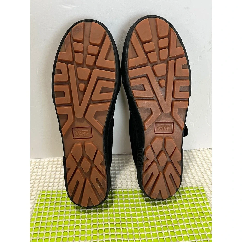 Vans Style 93 Mary Jane Lug Shoe Women's 9 Men's 7.5 Heart Buckle Canvas Shoes